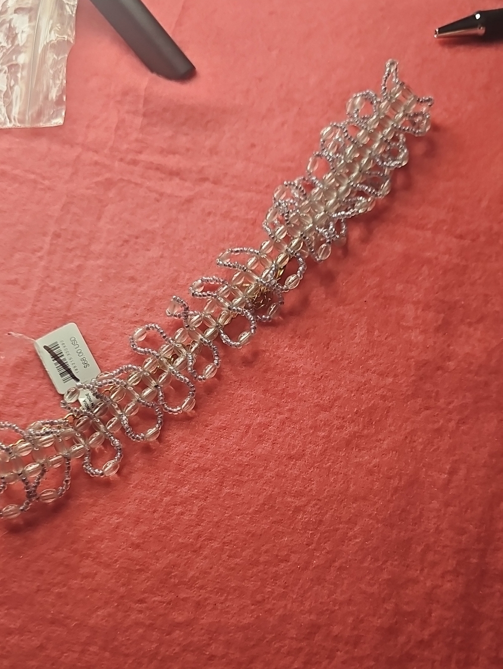 NWT FREE PEOPLE CHOKER NECKLACE .LIGHT PURPLE